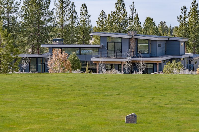 House Blueprint - Exterior - Rear Elevation 1 for Modern House Plan #892-41 - 6 bed, 5.5 bath