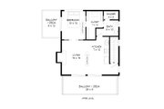 Contemporary Style House Plan - 1 Beds 1 Baths 793 Sq/Ft Plan #932-46 