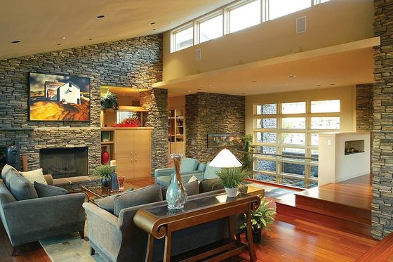 Interior - Family Room for Modern House Plan #48-457 - 4 bed, 3.5 bath