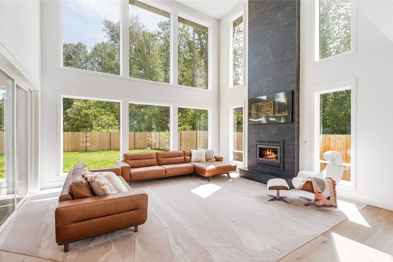 House Blueprint - Interior - Family Room for Contemporary House Plan #1066-121 - 4 bed, 2.5 bath