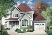 Country Style House Plan - 3 Beds 2 Baths 1432 Sq/Ft Plan #23-482 