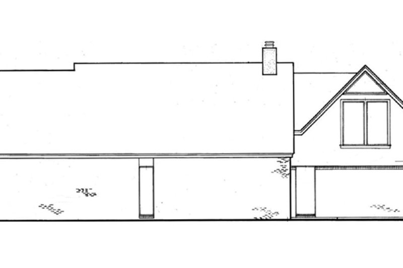 Dream House Plan - Exterior - Rear Elevation for Southern House Plan #45-284 - 3 bed, 2 bath