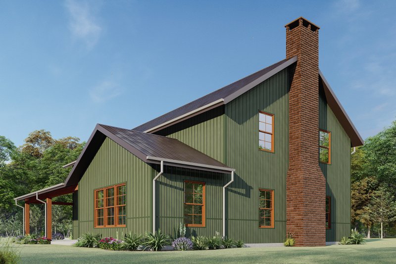 Dream House Plan - Exterior - Other Elevation 1 for Barndominium House Plan #1092-29 - 3 bed, 2.5 bath
