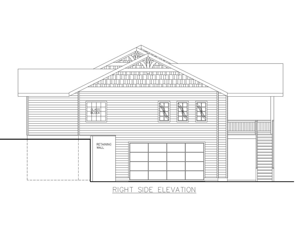 Exterior - Other Elevation for Craftsman House Plan #117-1084 - 4 bed, 3.5 bath