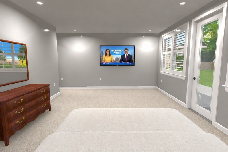 House Blueprint - Interior - Master Bedroom 1 for Farmhouse House Plan #1060-488 - 3 bed, 2 bath