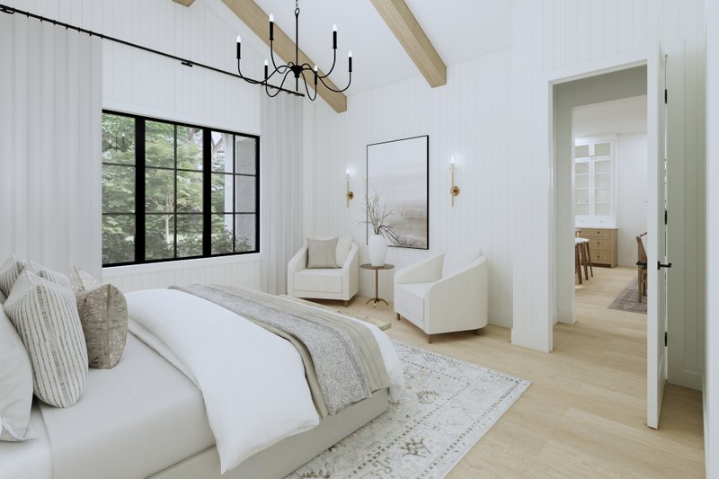 Home Plan - Interior - Master Bedroom for European House Plan #1114-28 - 3 bed, 2.5 bath