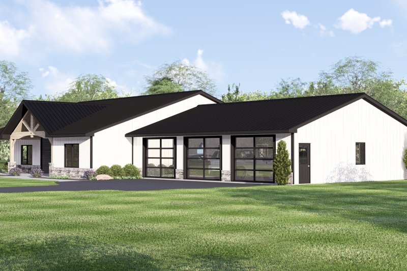 Architectural House Design - Exterior - Other Elevation for Ranch House Plan #1064-440 - 3 bed, 3.5 bath