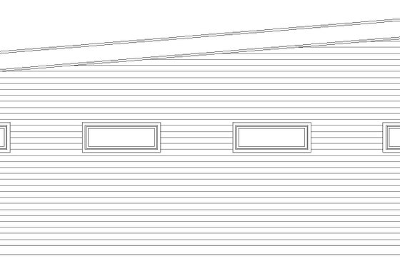 Exterior - Other Elevation for Modern House Plan #932-817, 1 bath