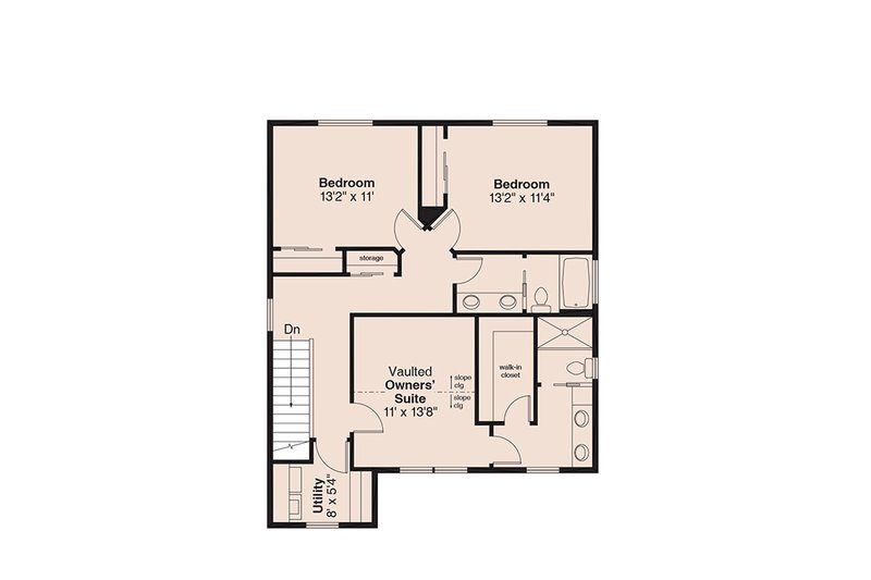 House Plan Design - Floor Plan - Upper Floor for Farmhouse House Plan #124-1097 - 3 bed, 2.5 bath