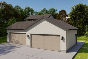 Exterior - Front Elevation 1 for Traditional House Plan #1060-150, 0 bath