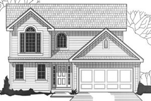 Traditional Exterior - Front Elevation Plan #67-802