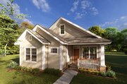 Cottage Style House Plan - 3 Beds 2 Baths 1163 Sq/Ft Plan #513-2071 