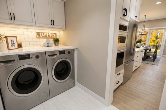 Interior - Laundry for Modern House Plan #51-1516 - 3 bed, 2.5 bath