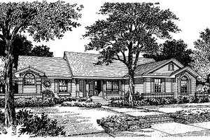 Traditional Exterior - Front Elevation Plan #417-146