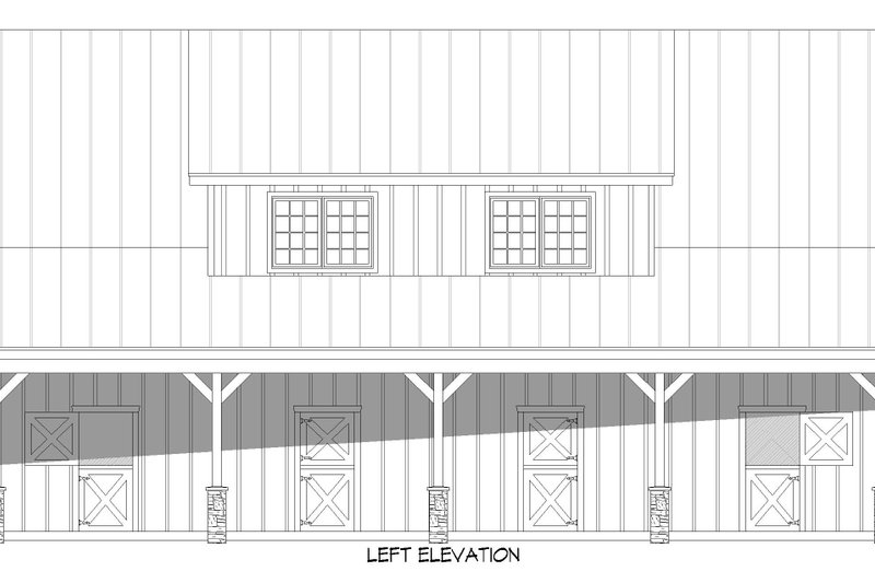 Home Plan - Exterior - Other Elevation for Barndominium House Plan #932-706 - 3 bed, 3 bath