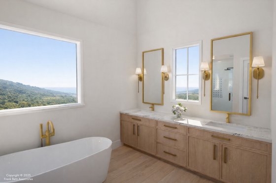 Interior - Master Bathroom for Traditional House Plan #927-1046 - 4 bed, 4.5 bath