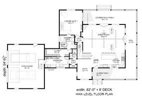 Floor Plan - Main Floor for Traditional House Plan #932-469 - 3 bed, 2.5 bath