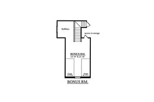 Floor Plan - Other Floor for Country House Plan #42-387 - 4 bed, 2 bath