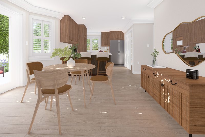 Architectural House Design - Interior - Dining Room for Traditional House Plan #1060-429 - 3 bed, 2 bath