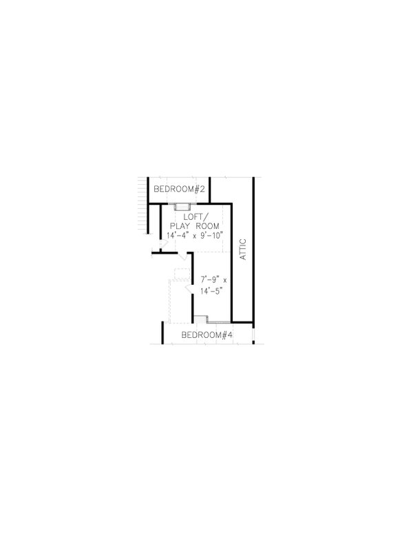 Architectural House Design - European Floor Plan - Other Floor Plan #54-503
