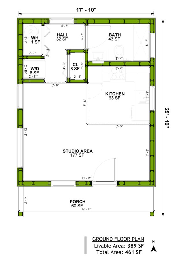 Ranch Floor Plan - Main Floor Plan #1106-70