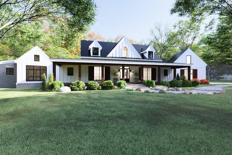 Home Plan - Exterior - Front Elevation 4 for Farmhouse House Plan #1094-25 - 5 bed, 5.5 bath