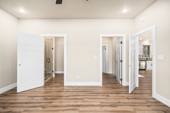 Interior - Master Bedroom for Farmhouse House Plan #44-274 - 3 bed, 2 bath