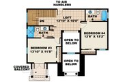Mediterranean Style House Plan - 4 Beds 4 Baths 3012 Sq/Ft Plan #27-445 