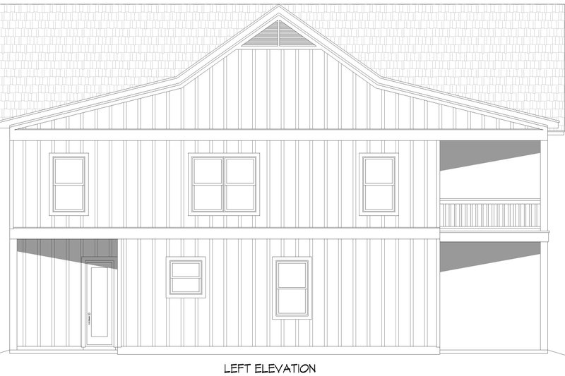 House Plan Design - Exterior - Other Elevation 1 for Beach House Plan #932-1110 - 2 bed, 3 bath