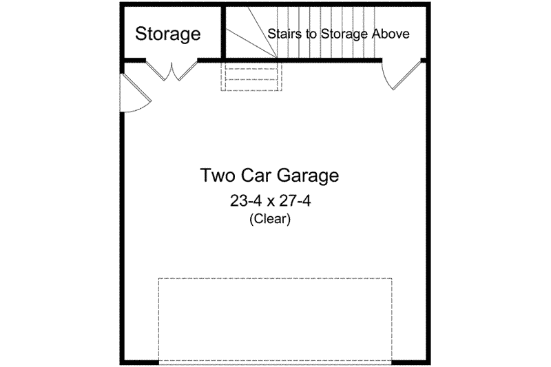 House Blueprint - Floor Plan - Main Floor for Traditional House Plan #21-170, 0 bath