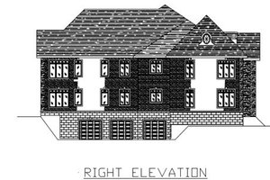 Exterior - Other Elevation 1 for European House Plan #138-266 - 3 bed, 2 bath