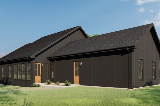 Exterior - Other Elevation 3 for Farmhouse House Plan #1092-66 - 2 bed, 2 bath