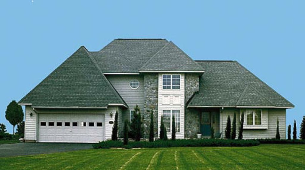 Exterior - Front Elevation 2 for Traditional House Plan #312-503 - 3 bed, 2.5 bath
