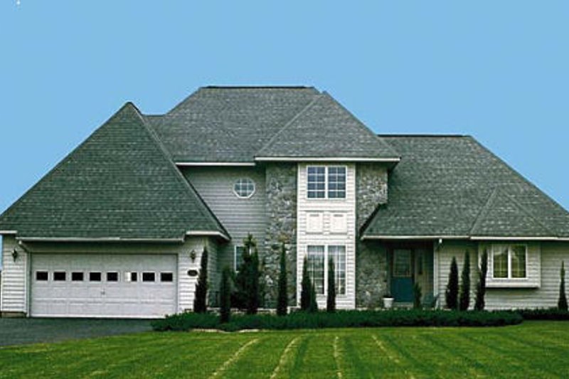 Exterior - Front Elevation 2 for Traditional House Plan #312-503 - 3 bed, 2.5 bath