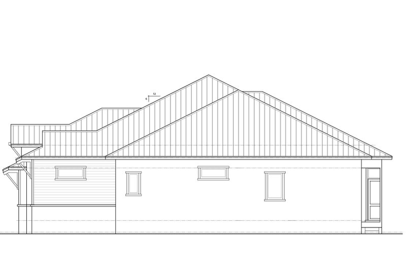 House Blueprint - Exterior - Other Elevation 1 for Traditional House Plan #938-163 - 3 bed, 3.5 bath