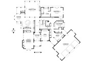 European Style House Plan - 5 Beds 5.5 Baths 6020 Sq/Ft Plan #48-365 
