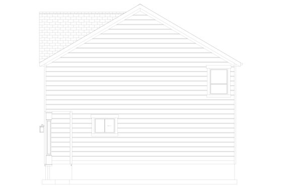 Exterior - Other Elevation 4 for Craftsman House Plan #1060-390 - 2 bed, 1 bath