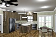 Ranch Style House Plan - 3 Beds 2 Baths 1311 Sq/Ft Plan #44-239 