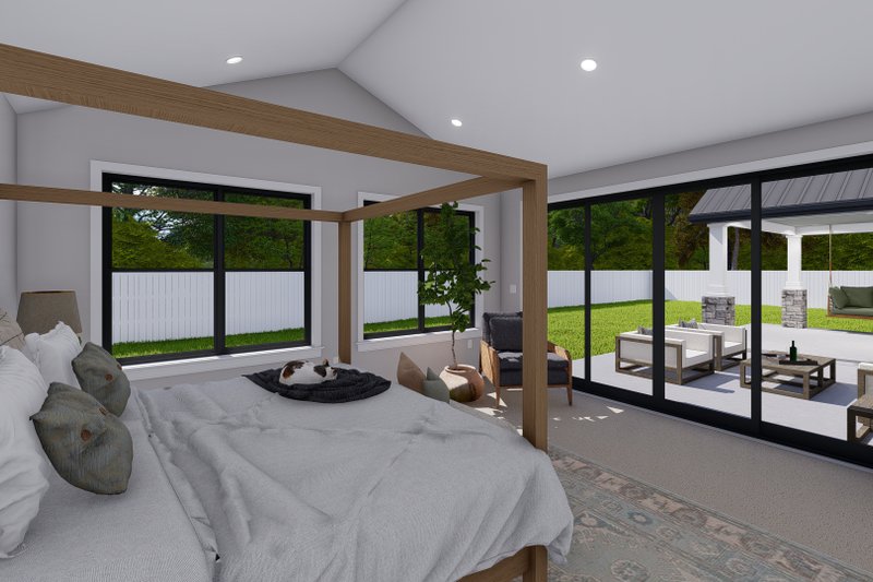 Home Plan - Interior - Master Bedroom 2 for Farmhouse House Plan #1060-169 - 3 bed, 2.5 bath