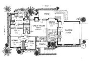 Ranch Style House Plan - 3 Beds 2 Baths 1540 Sq/Ft Plan #310-602 