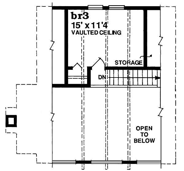 Floor Plan - Upper Floor Plan #47-314