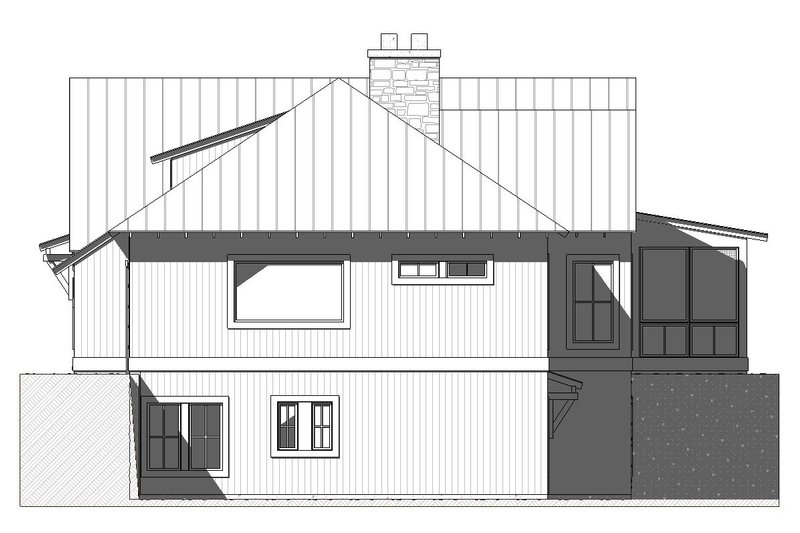 Home Plan - Exterior - Other Elevation 1 for Farmhouse House Plan #901-145 - 4 bed, 4.5 bath