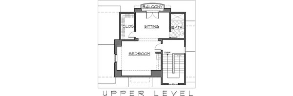 Architectural House Design - Mediterranean Floor Plan - Upper Floor Plan #892-5