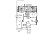 European Style House Plan - 4 Beds 2.5 Baths 3068 Sq/Ft Plan #47-484 