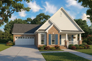 Country Exterior - Front Elevation Plan #17-2905