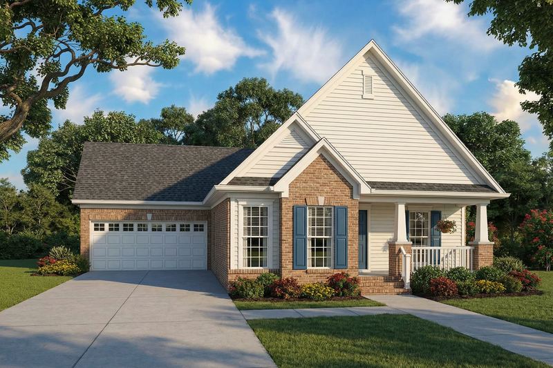 Home Plan - Country Exterior - Front Elevation Plan #17-2905