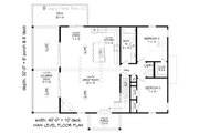 Southern Style House Plan - 3 Beds 3 Baths 1736 Sq/Ft Plan #932-867 