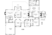 European Style House Plan - 4 Beds 2.5 Baths 2499 Sq/Ft Plan #56-189 