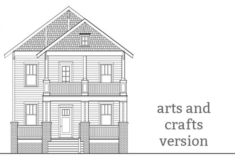Architectural House Design - Exterior - Other Elevation for Southern House Plan #461-33 - 4 bed, 3 bath