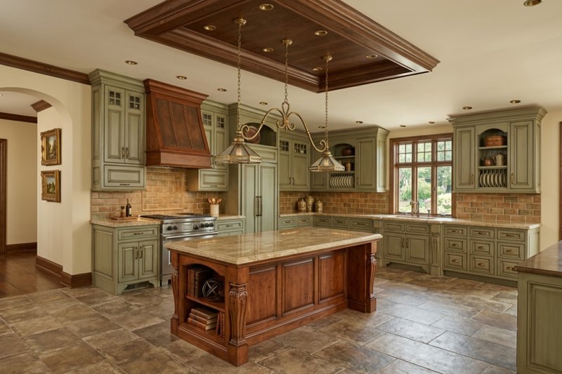 Home Plan - Interior - Kitchen for Traditional House Plan #928-72 - 5 bed, 4.5 bath